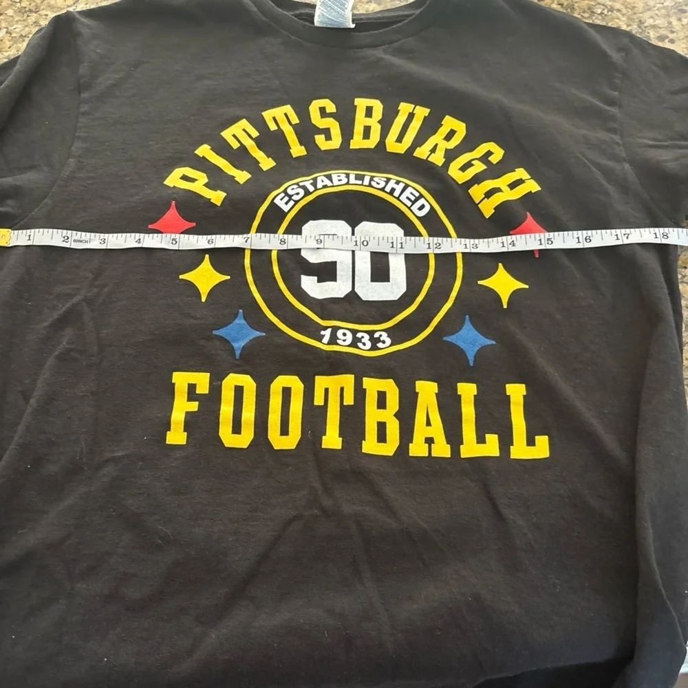 PITTSBURGH FOOTBALL WATT 90 BLACK TEE SHIRT SIZE LADIES MEDIUM - Picture 9 of 11